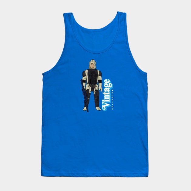 Vintage Collector- Bandage Face Tank Top by LeftCoast Graphics
